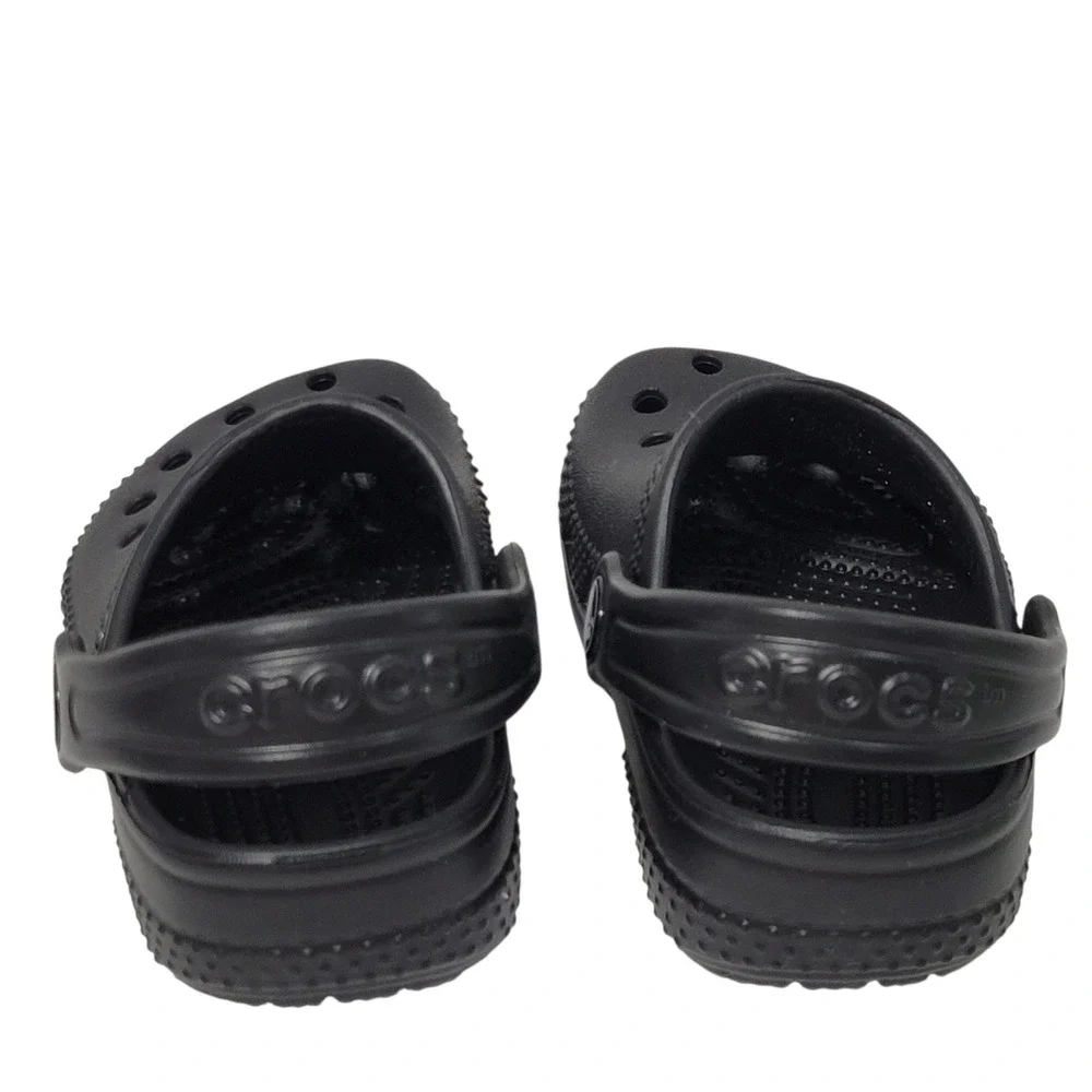 Crocs Infant Littles Classic Clogs Size C2/C3 Black Slip On Shoe Unisex Gift Box